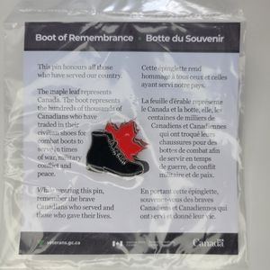 FREE with purchase- Boot of Remembrance pin